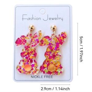 Bunny earrings for Easter